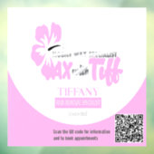 Wax met Tiff doorzichtig venster sticker (Vel 3)