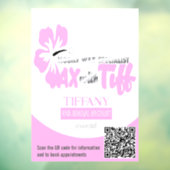 Wax met Tiff doorzichtig venster sticker (Vel 3)