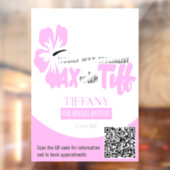 Wax met Tiff doorzichtig venster sticker (Vel 2)