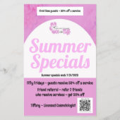 Wax met Tiff Flyer (Voorkant)