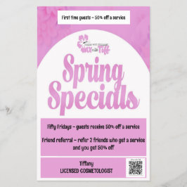 Wax met Tiff helder venster Flyer