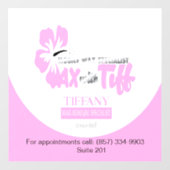 Wax met Tiff-raamsticker Raamsticker (Vel)