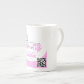 Wax met Tiff tuimelaar Porselein Kop (Voorkant rechts)