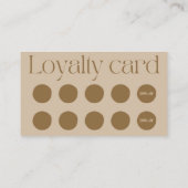 Wax-nazorg en -getrouwheidskaart visitekaartje (Achterkant)