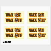 Wax On - Wax Off Sticker (Vel)