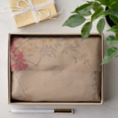 Wax Plum en Nandina van Ma Yuanyu Tissuepapier (Geschenk)