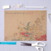 Wax Plum en Nandina van Ma Yuanyu Tissuepapier (Craft)