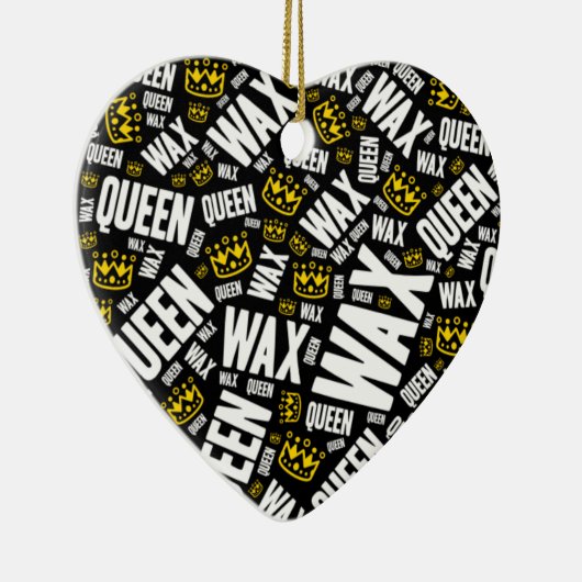 Wax Queen-wax tech gift Keramisch Ornament (Rechts)