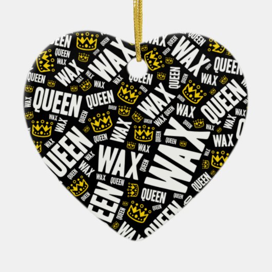 Wax Queen-wax tech gift Keramisch Ornament (Voorkant)