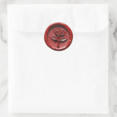 wax seal mail tool ronde sticker (Tas)
