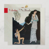 WAX SEAL MONOGRAM VAN DE PARTIJ WAX-SEAL RETRO ANT KAART (Voorkant / Achterkant)