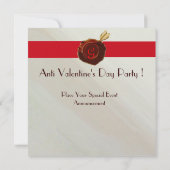 WAX SEAL MONOGRAM VAN DE PARTIJ WAX-SEAL RETRO ANT KAART (Achterkant)