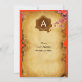 WAX SEAL-topaz Kaart (Achterkant)