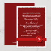 Wax Seal Wedding Kaart (Voorkant / Achterkant)