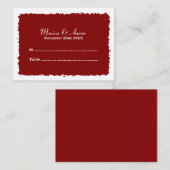 Wax Seat Table Escort-kaarten Plaatskaartje (Voorkant / Achterkant)