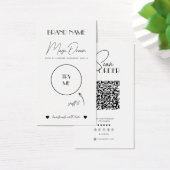 Wax smelt, kaars geur Kaart, kaars monster invoege Visitekaartje (Bureau)