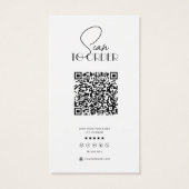 Wax smelt, kaars geur Kaart, kaars monster invoege Visitekaartje (Achterkant)