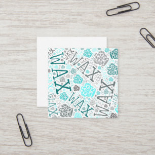 Wax-technologie Vierkante Visitekaartje