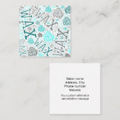 Wax-technologie Vierkante Visitekaartje (Voorkant / Achterkant)