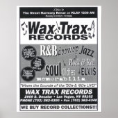 Wax Trax Records Poster (Voorkant)