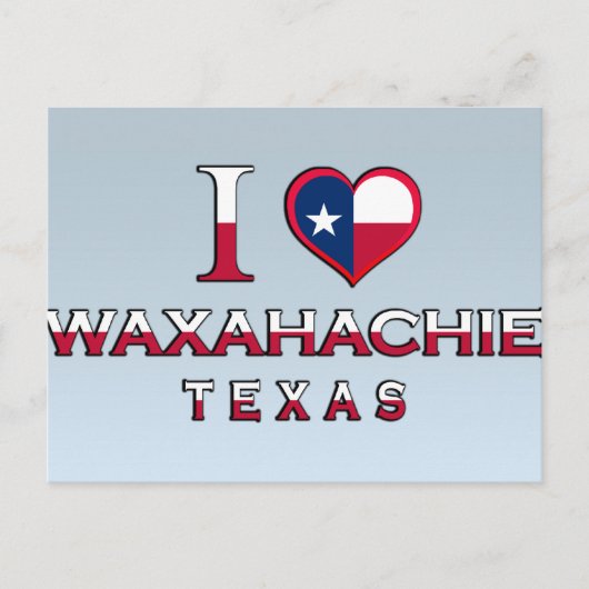 Waxahachie, Texas Briefkaart (Voorkant)