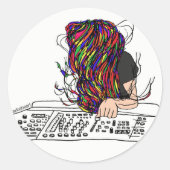 Waxbabe Bassnectar Logo Sticker (Voorkant)
