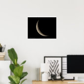 Waxcrescent Moon Poster (Thuiskantoor)