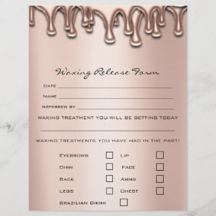 Waxdepletie Liability Waiver Release Drives 1 Flyer