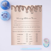 Waxdepletie Liability Waiver Release Drives 1 Flyer (Enkel)