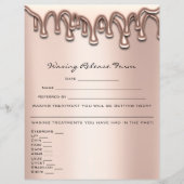 Waxdepletie Liability Waiver Release Drives Flyer (Voorkant)