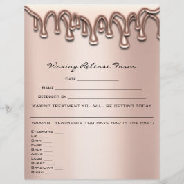 Waxdepletie Liability Waiver Release Drives Flyer