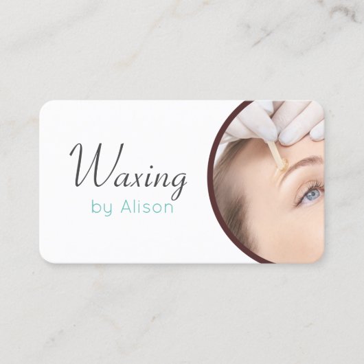 Waxestheticus Visitekaartje (Voorkant)