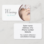 Waxestheticus Visitekaartje (Voorkant / Achterkant)