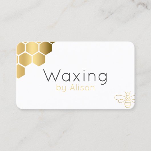 Waxestheticus Visitekaartje (Voorkant)