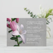 Waxflower Wedding-uitnodigingen Kaart (Staand voorkant)