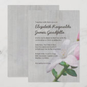 Waxflower Wedding-uitnodigingen Kaart (Voorkant / Achterkant)