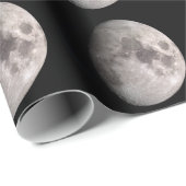 Waxgibbous moon fase NASA afbeeldingen Cadeaupapier (Rol Hoek)