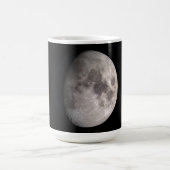 Waxgibbous moon fase NASA afbeeldingen Magische Mok (Midden)