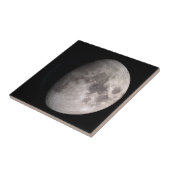 Waxgibbous moon fase NASA afbeeldingen Tegeltje (Zijkant)