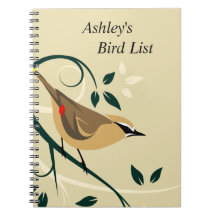 Waxing Bird List Journal