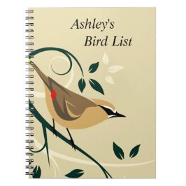 Waxing Bird List Journal Notitieboek