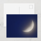 Waxing Crescent Moon Briefkaart (Voorkant / Achterkant)