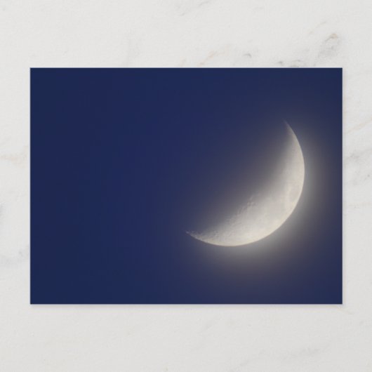 Waxing Crescent Moon Briefkaart (Voorkant)