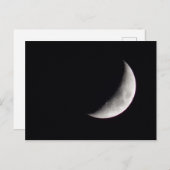 Waxing Crescent Moon Briefkaart (Voorkant / Achterkant)