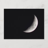 Waxing Crescent Moon Briefkaart (Voorkant)