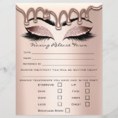 Waxing Depilation Liability Waiver Release Form 1 Flyer (Voorkant)