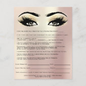 Waxing Depilation Liability Waiver Release Form 1 Flyer (Achterkant)