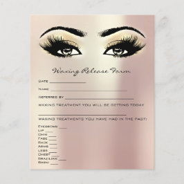 Waxing Depilation Liability Waiver Release Form 1 Flyer