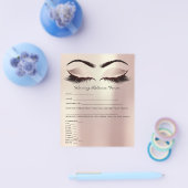 Waxing Depilation Liability Waiver Release Form Flyer (Enkel)