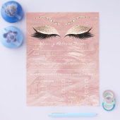 Waxing Depilation Liability Waiver Release Form Flyer (Enkel)